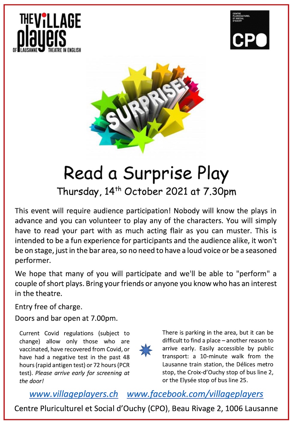VILLAGE players surprise play oct2021
