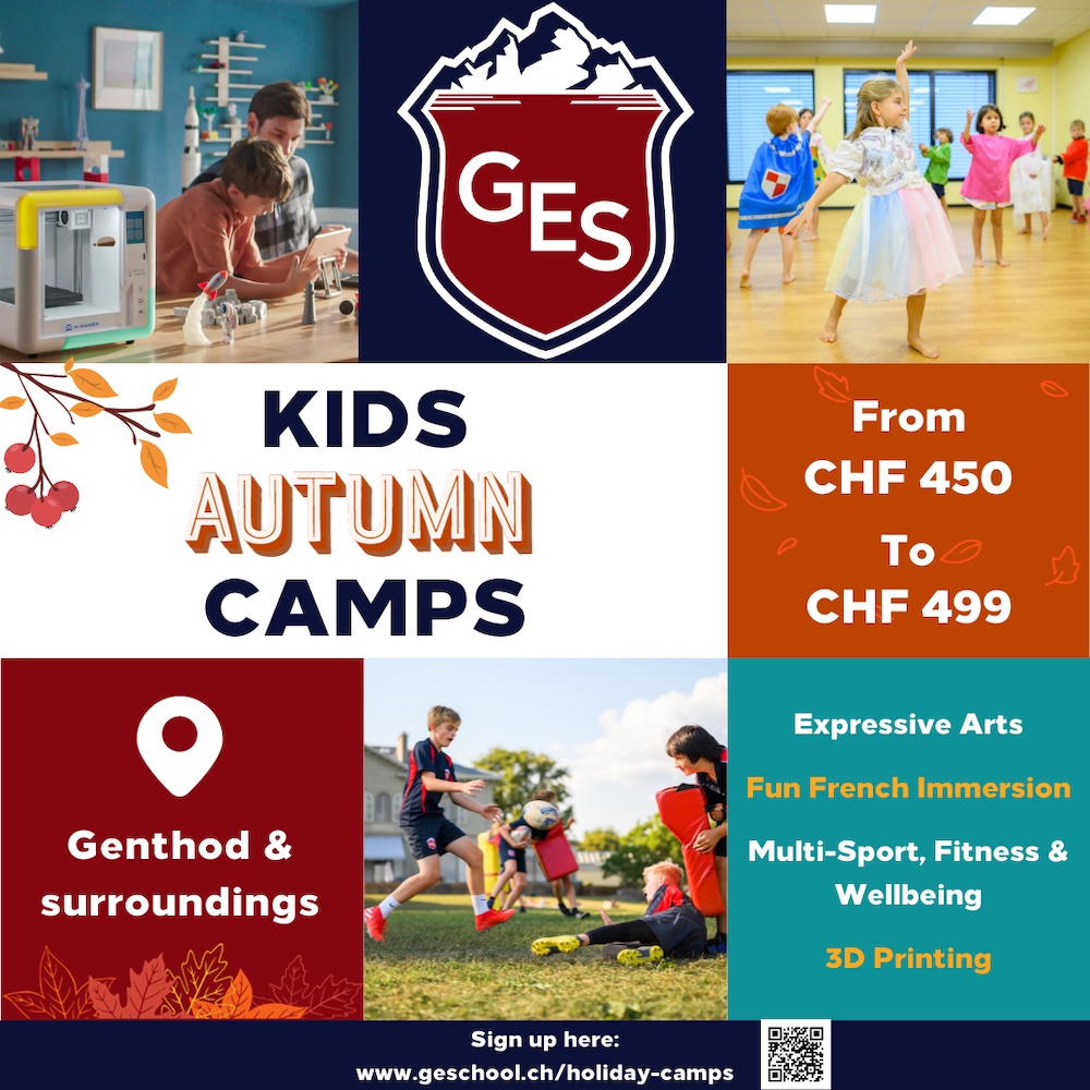 GES Colorful Kids Holiday Camps Flyer to print Instagram Post Square copy 2