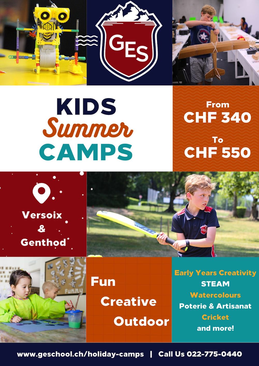 GES Colorful Kids Summer Camp Flyer Poster copy