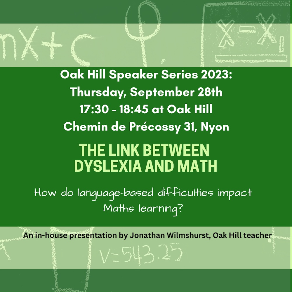 Oak Hill Speaker Series 2023 Sept Maths Seminar 1 copy