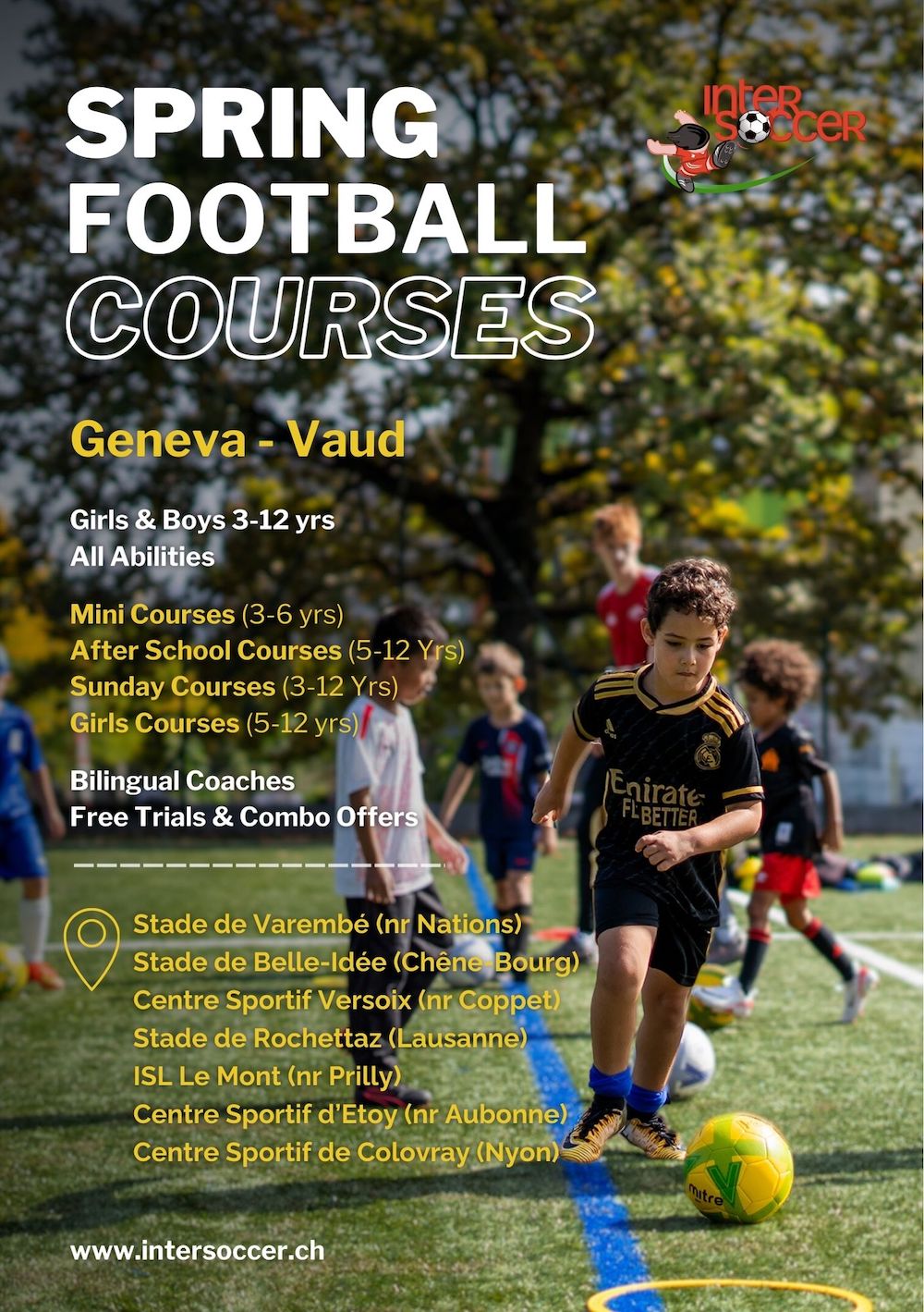 intersoccer SPRING COURSES FLYER GENEVA to VAUD copy