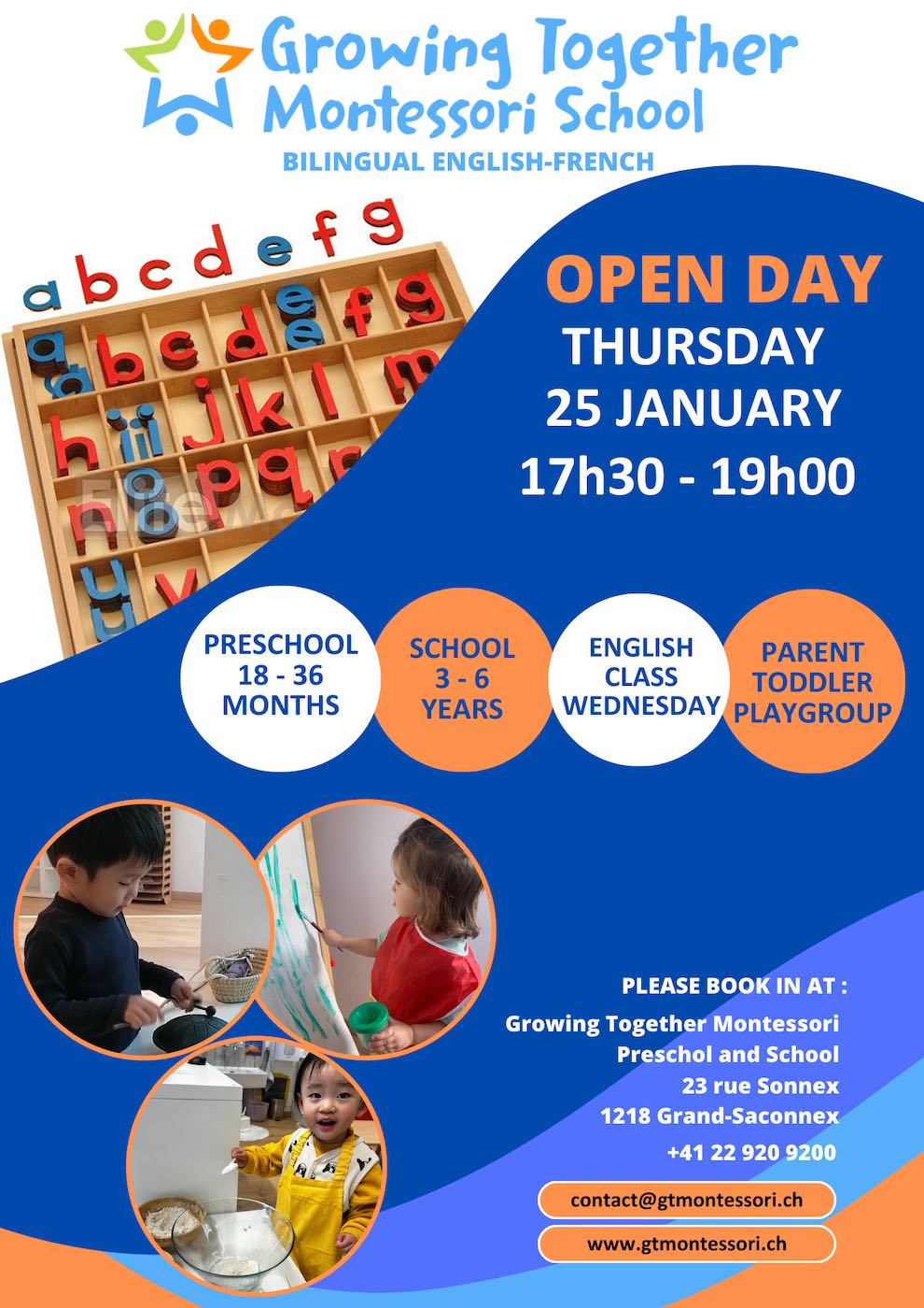 Open day flyer English copy