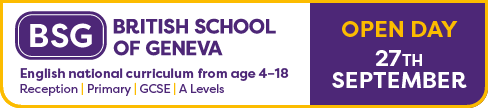 British School of Geneva - BSG - English education from age 4-18
