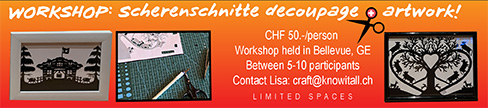 Scherenschnitte workshops held in Bellevue Scherenschnitte workshops held in Bellevue