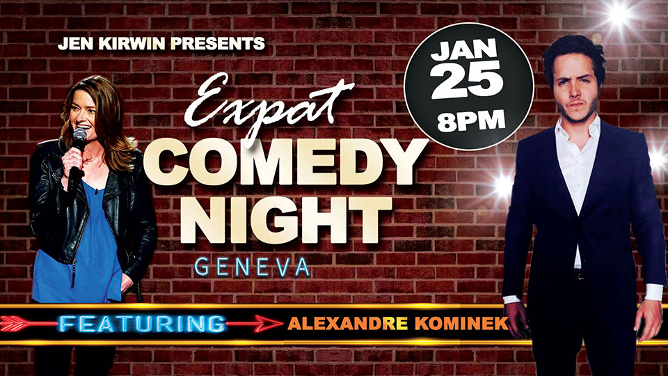 Jen Kirwin Comedy Night Geneva january 18