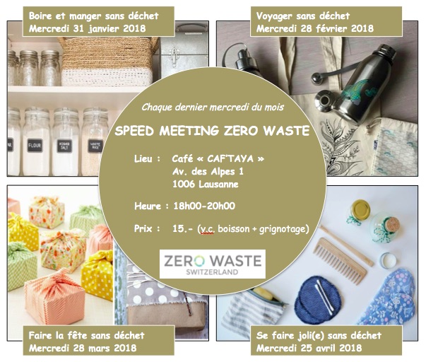 Speed meeting Zero Waste Lausanne 31 January