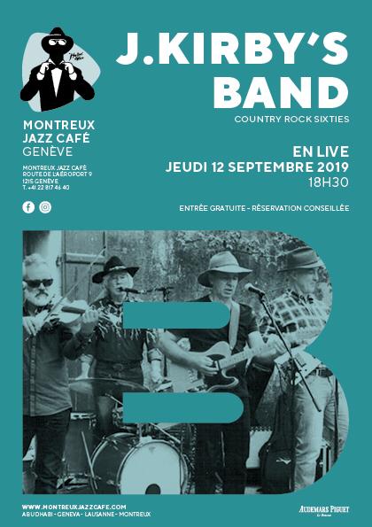 J. Kirbys Band Montreux Jazz Café poster