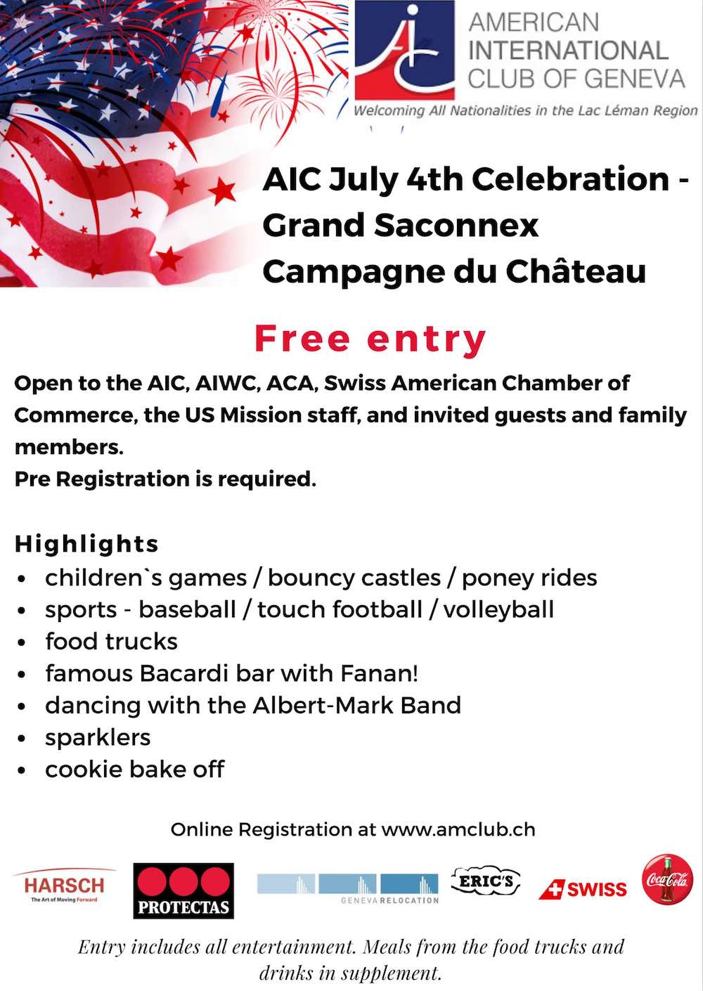 AIC July 4th invitation