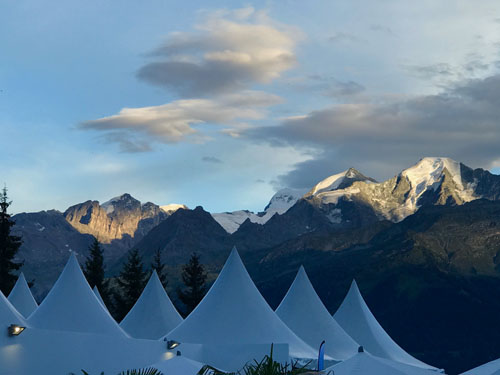 CDC Verbier inthe mountains