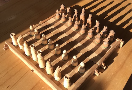 This Chess platform enables you to track calories burned while