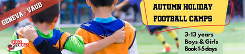 InterSoccer Autumn Holiday Football Camps in Geneva and Vaud for boys and girls age 3 13