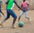 Charity events for NVS Kenya... putting football shoes on disadvantaged children 