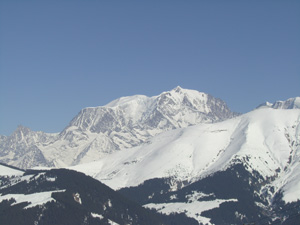 Mont Blanc from Megève