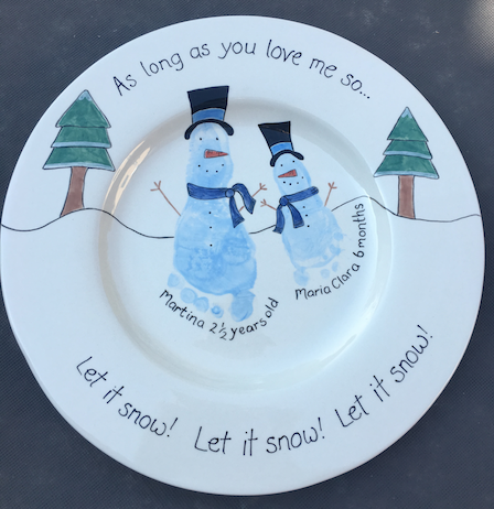 Let it snow plate